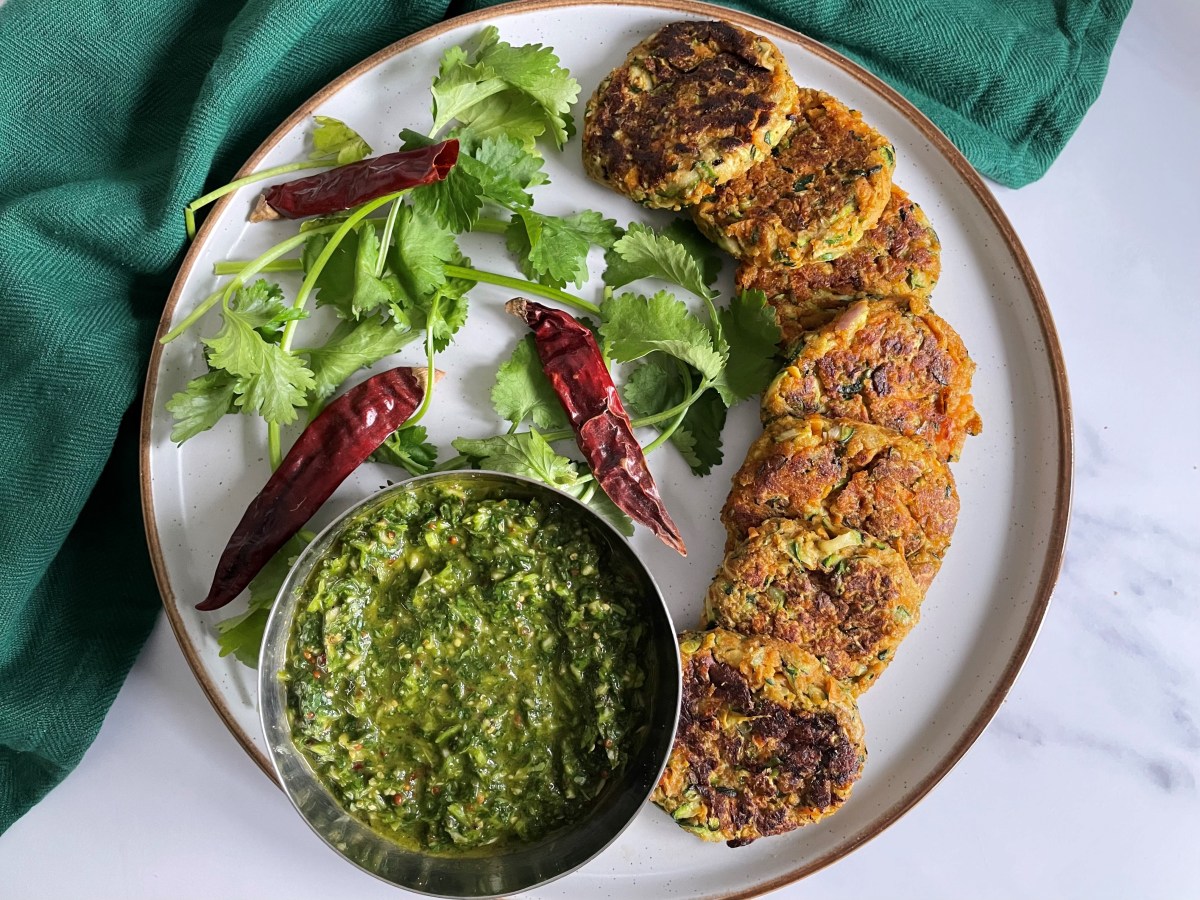Courgette Fritter Burgers