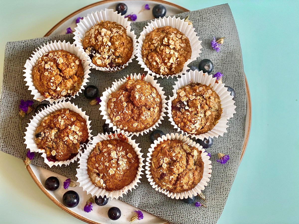 Blueberry & Banana Flavoured&nbsp;Muffins
